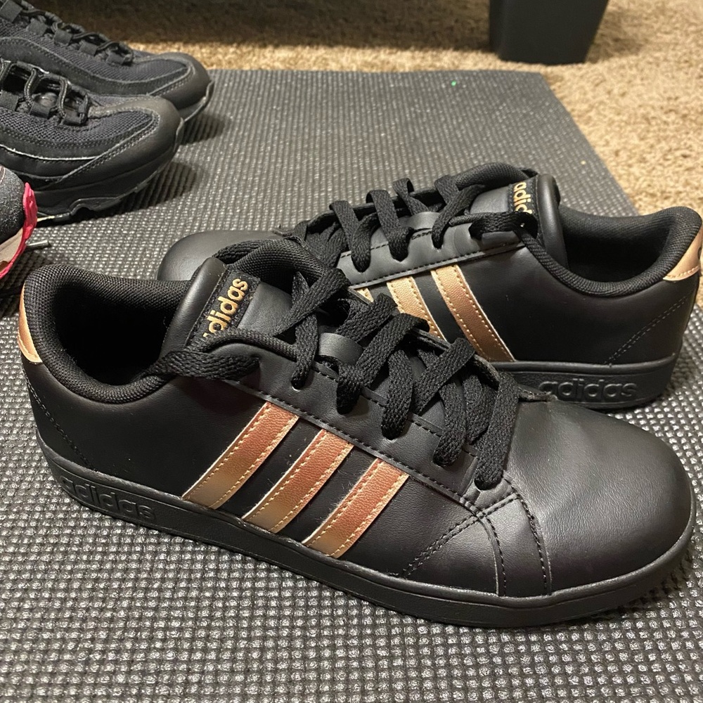 Black Addidas (worn once)